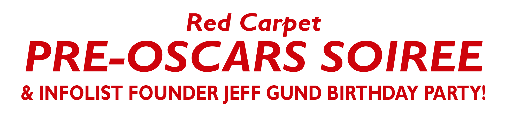 Red Carpet PRE-OSCARS SOIREE 2026