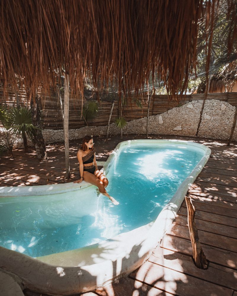 Casita Jungle Ground Pool at Papaya Playa Project