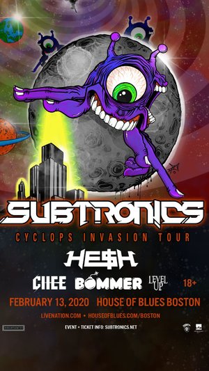 Subtronics 'Cyclops Invasion Tour' - Boston, MA - 02/13