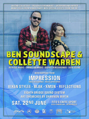Ben Soundscape & Collette Warren at Fitos - 22 June 2024 photo