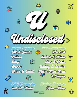 Distorted Promotions Presents: Undisclosed photo