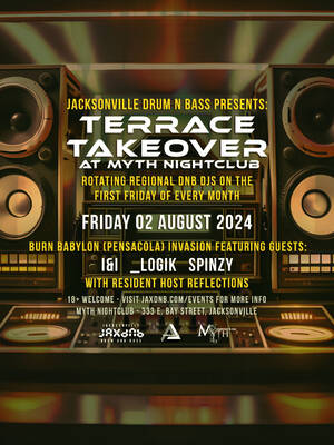 JaxDnB Terrace Takeover at Myth Nightclub - Friday 02 Aug 2024 photo