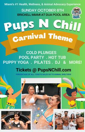 Pups N Chill Oct 6th Carnival Theme!