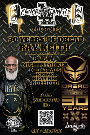 Ray Keith Dread Recordings UK 30 Year Anniversary