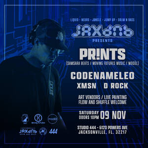 JaxDnb Presents: PR!NTS + CodenameLeo photo