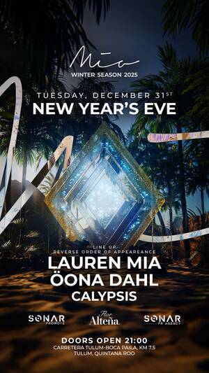 NYE MIA TULUM PARTY CELEBRATION 2025 photo