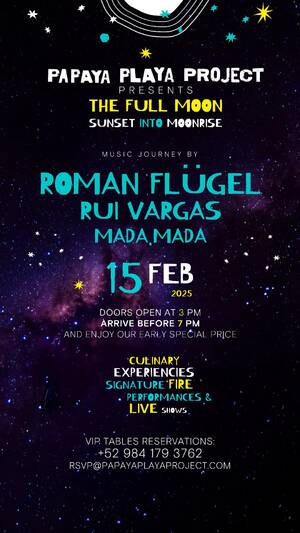 PPP Presents -🌚 The Full Moon 🌚 Music Journey By @ROMAN FLÜGEL photo