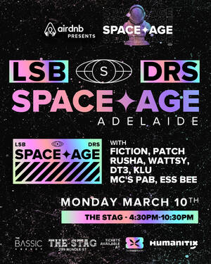 LSB & DRS present SPACE◇AGE / AirDNB / Upstairs-The Stag