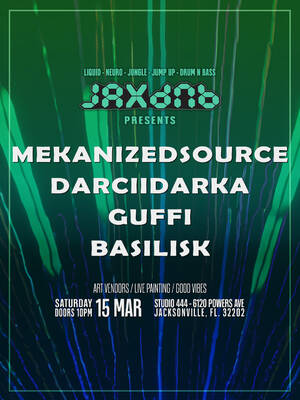 JaxDnb Presents: MekSrc, DarciiDarka, Guffi, Basilisk - 15 Mar 25 photo