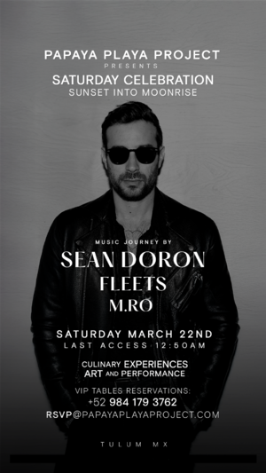 PPP- Presents- SATURDAY CELEBRATION - Music Journey By @SEANDORON photo