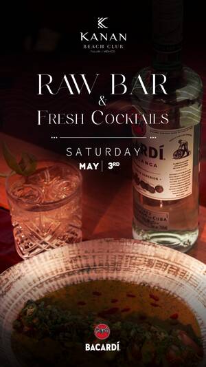 Raw Bar & Fresh Cocktails | Kanan Beach Club x Bacardí photo