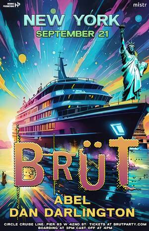 BRÜT Party: NYC Cruise, Sunset Beats!