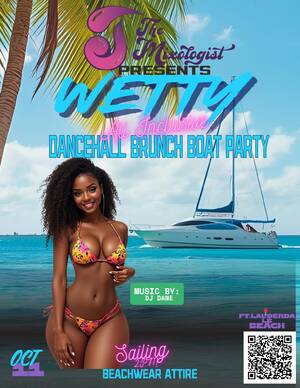 Wetty Dancehall Brunch Boat Party