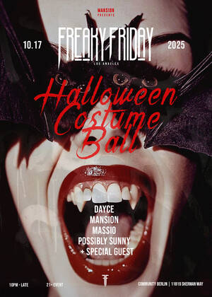 FREAKY FRIDAY: A HALLOWEEN COSTUME BALL