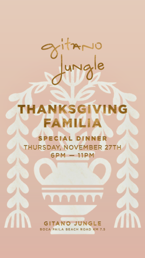 THANKSGIVING GITANO JUNGLE photo