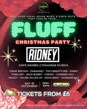FLUFF - Christmas Party with Ridney (Cafe Mambo)