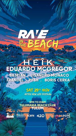 Rave on the Beach - Event in Tulum