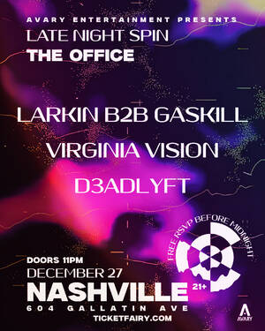 Late Night Spin - Event in Nashville