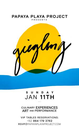 PPP Presents - Jan 11 - Giegling - Event in Tulum