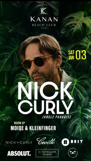 Nick Curly at Beach Club Kanan | Jungle Paradise Edition - Event in Tulum