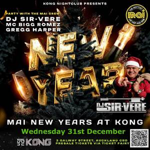 NEW YEARS EVE 26 with DJ Sirvere - Event in Auckland