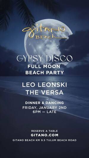 FULL MOON GYPSY DISCO BEACH PARTY