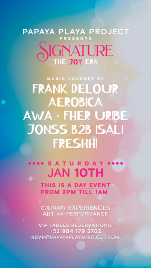 PPP Presents - SIGNATURE - January 10