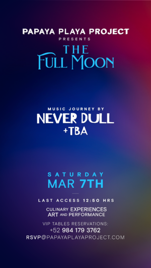 PPP Presents &bull;THE FULL MOON &bull;Music Journey by @Never Dull