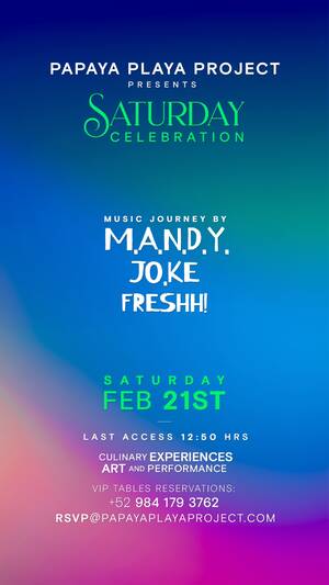 PPP Presents &bull;SATURDAY CELEBRATION &bull;Music Journey by @M.A.N.D.Y
