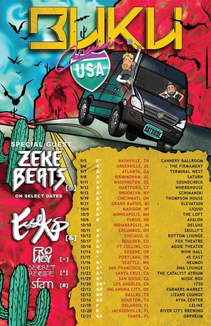 BUKU's 'Cruisin' Tour - Santa Cruz, CA - 11/22