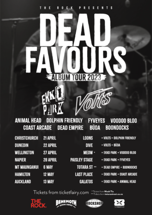 Dead Favours Album Tour 2023 - Napier