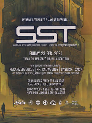 SST "Hear The Message" Album Tour - JaxDnB at rain dogs photo