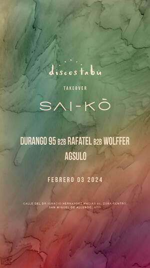 Discos Tab&uacute; Takeover Saiko